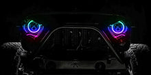 Load image into Gallery viewer, Oracle Jeep Wrangler JL/Gladiator JT 7in. High Powered LED Headlights (Pair) - Dynamic showcasing performance car parts