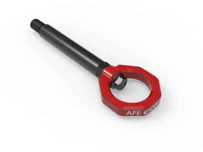 aFe 23-25 BMW M2 (G87) CONTROL Front / Rear Tow Hook - Red, performance car parts, DTX Performance, high performance auto parts