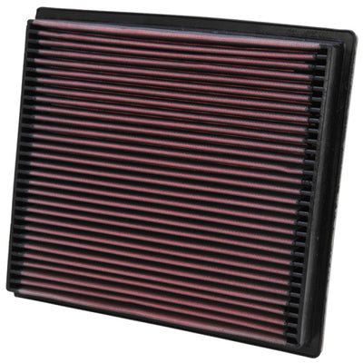 K&N 94-02 Dodge Ram 2500/3500 5.9L DSL Drop In Air Filter for performance car parts, enhances engine and exhaust systems, available at DTX Performance.
