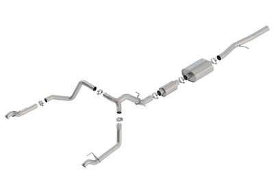 Borla 19 Chevrolet Silverado/GMC Sierra 1500 6.2L SS (S-Type) Catback Exhaust w/ Factory Tips performance exhaust system