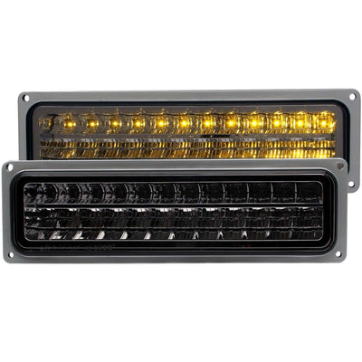 ANZO 1988-1998 Chevrolet C1500 LED Parking Lights Smoke by DTX Performance