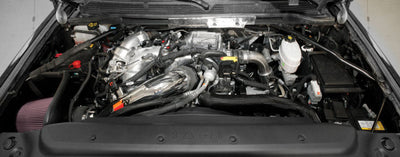 K&N 2017 Chevy Silverado 2500/3500HD V8-6.6L DSL Performance Air Intake Kit installed