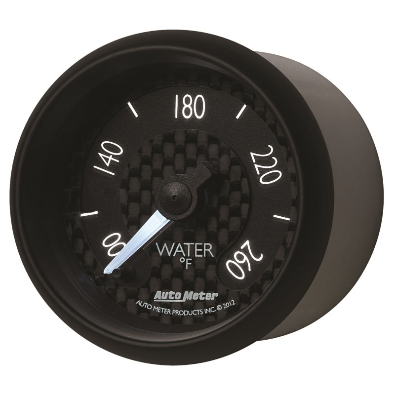 Autometer GT Series 52mm Full Sweep Electronic 100-260 Deg F Water Temperature Gauge for performance car parts
