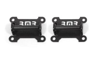 BMR 98-02 Chevrolet Camaro Motor Mount Kit (Solid Steel) - Black Hammertone for performance upgrades.