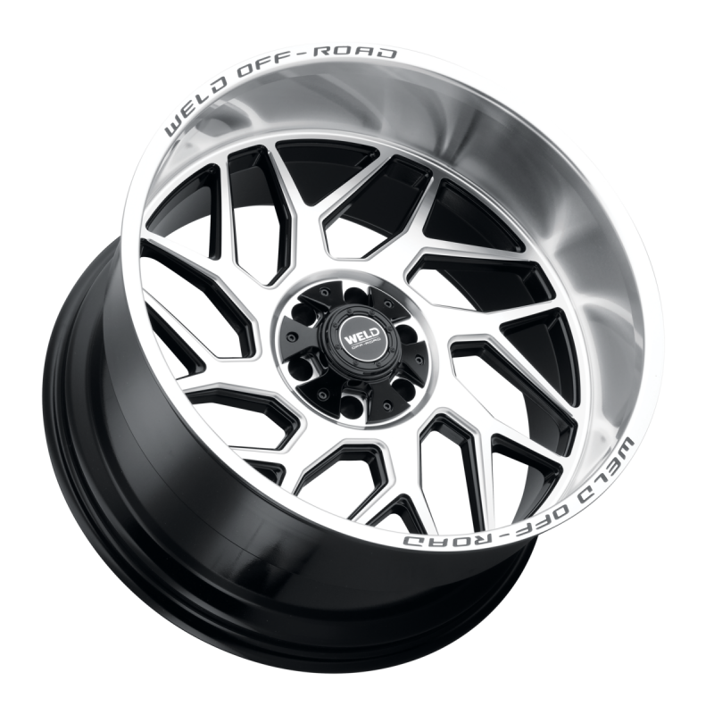 Weld Fulcrum 20x9 / 6x135 / 5 BS / 106.1 HB - Gloss Black Machined - Non-BL Wheel