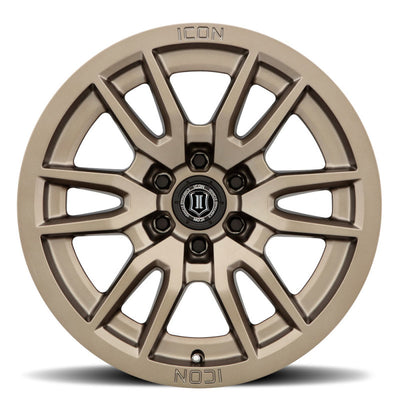 ICON Vector 6 17x8.5 6x5.5 0mm Offset high performance car wheel from DTX Performance, ideal for racing suspension and brake upgrades.
