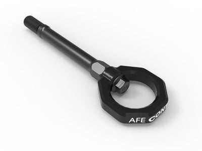 aFe 20-24 Chevrolet Corvette Control Front Tow Hook (Black) - Performance car parts by DTX Performance