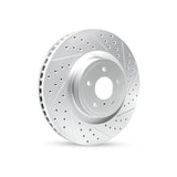 R1 06-25 Audi RS Q3 (Mexico) Rear Right Drilled & Slotted Geo-Carbon Rotor