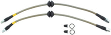 Load image into Gallery viewer, StopTech 08-10 Mini Cooper Stainless Steel Rear Brake Lines for performance car parts and brake upgrades.