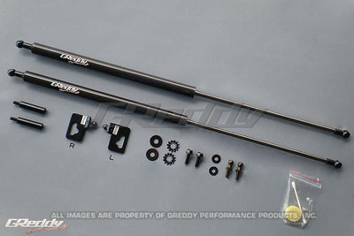 GReddy 00-09 Honda S200 AP1/AP2 Engine Hood Lifter Kit, racing suspension, performance parts, veteran owned performance shop, DTX Performance
