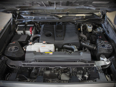aFe 2022 Toyota Tundra V6-3.5L (tt) Momentum GT Pro 5R Cold Air Intake System in engine bay, high performance car parts