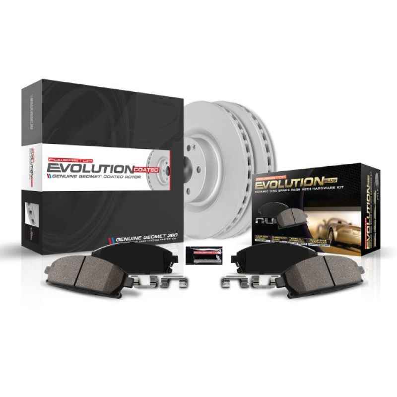 Power Stop 10-12 Lexus HS250h Front Z17 Evolution Geomet Coated Brake Kit, high performance brakes, veteran owned shop