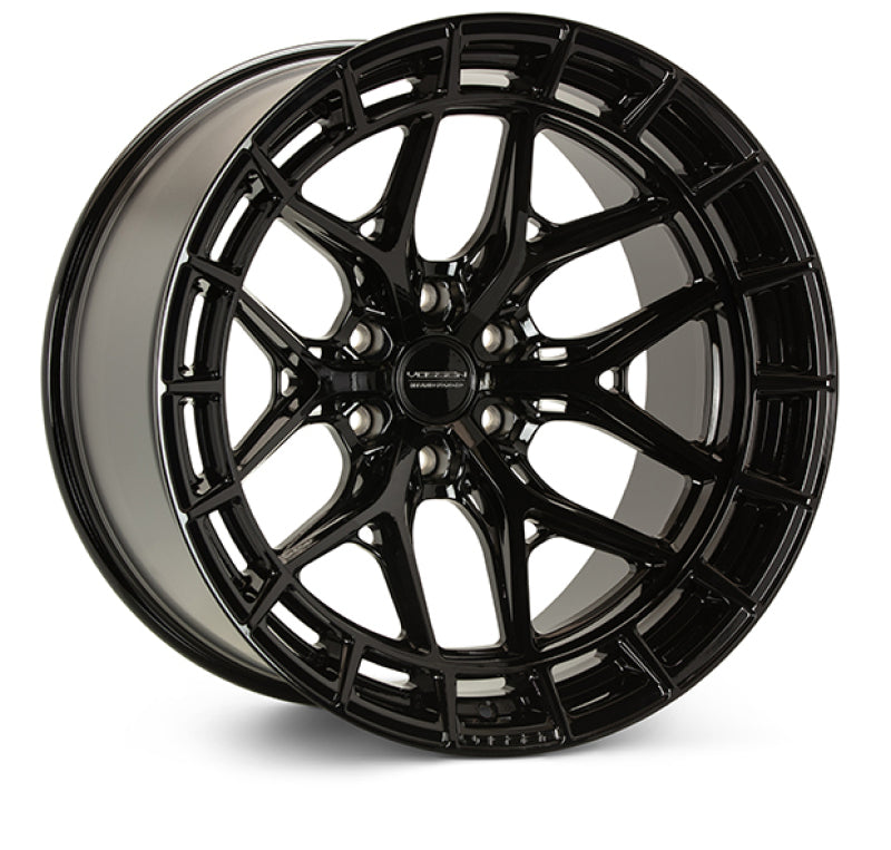 Vossen HFX-1 22x10.5 / 5x112 / ET35 / Deep / 66.5 CB - Gloss Black Wheel - DTX Performance