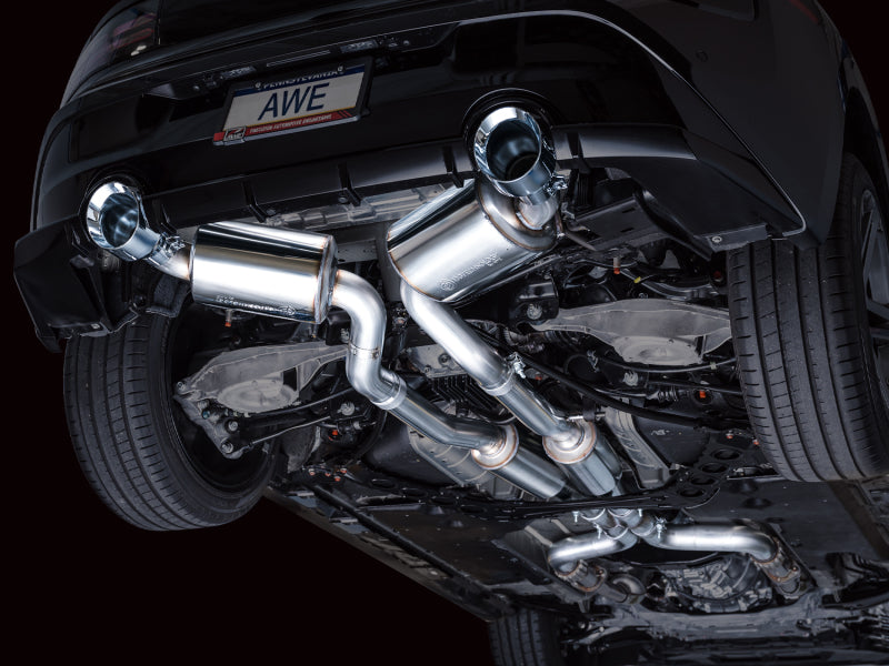 AWE 2023 Nissan Z RZ34 RWD Touring Edition Catback Exhaust System w/ Chrome Silver Tips - DTX Performance