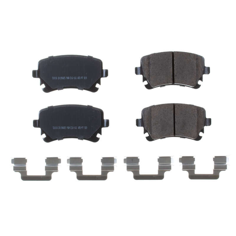 Power Stop 05-11 Audi A6 Quattro Rear Z17 Evolution Ceramic Brake Pads w/Hardware - DTX Performance