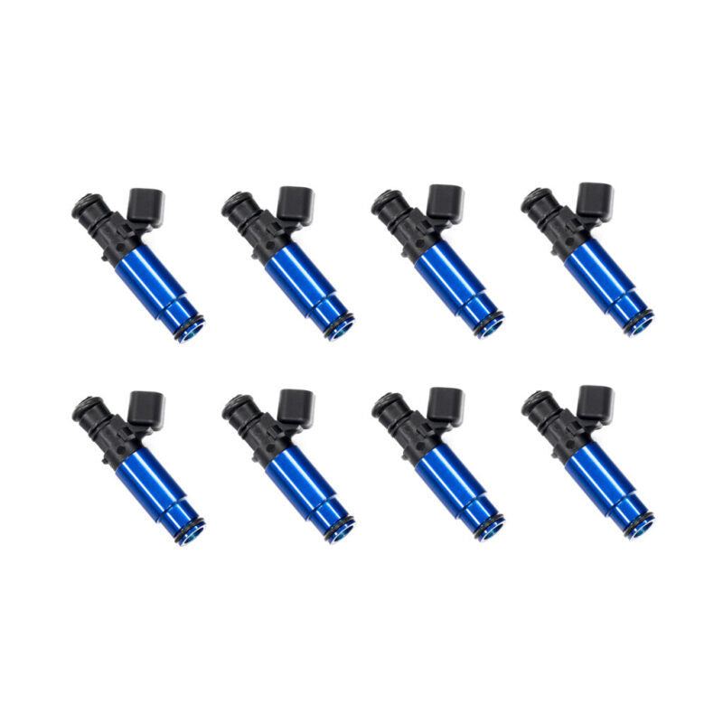 Injector Dynamics 1050cc High Impedance Injector - 60mm Length - 14mm Blue Bottom - Set of 8
