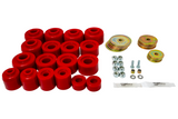 Energy Suspension 10-24 Toyota 4Runner Body Mount Set - Red