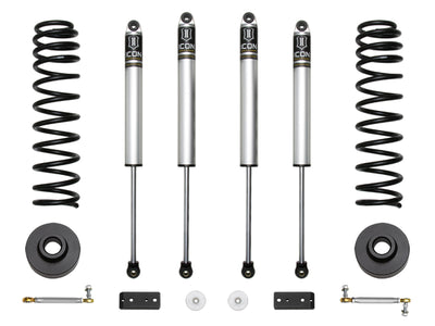 ICON 2020+ Jeep Gladiator JT 2.5in Stage 1 Suspension System, performance car parts by DTX Performance for off-road excellence.