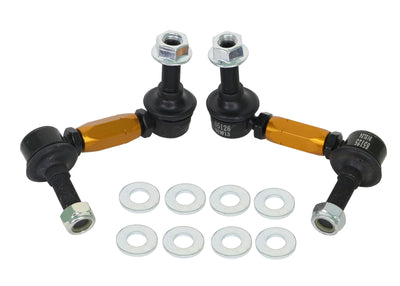 Whiteline 03+ Nissan 350z Z33 / 07-08 Infiniti G35 (Exc AWD) Fr Swaybar-Link Assy HD Adj Steel Ball for performance car parts