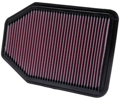 K&N 07-10 Jeep Wrangler 3.8L V6 Drop In Air Filter, performance car parts, DTX Performance, high-flow air filter, reusable filter