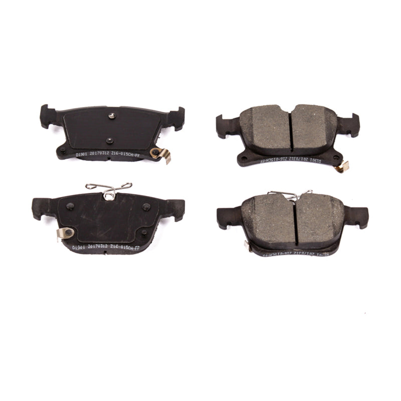 Power Stop 17-19 Chrysler Pacifica Rear Z16 Evolution Ceramic Brake Pads - DTX Performance