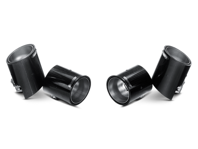 Akrapovic 11-12 BMW 1 Series M Coupe (E82) Tail Pipe Set (Carbon) - performance car parts by DTX Performance