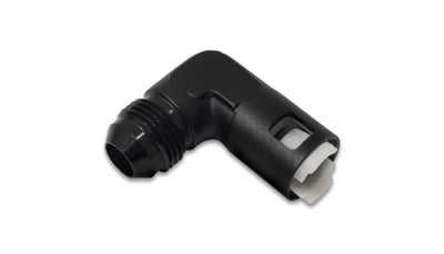 Vibrant 90 Degree Aluminum AN to Female Quick Connect -8AN - 0.375in Hose Size, DTX Performance, high performance auto parts