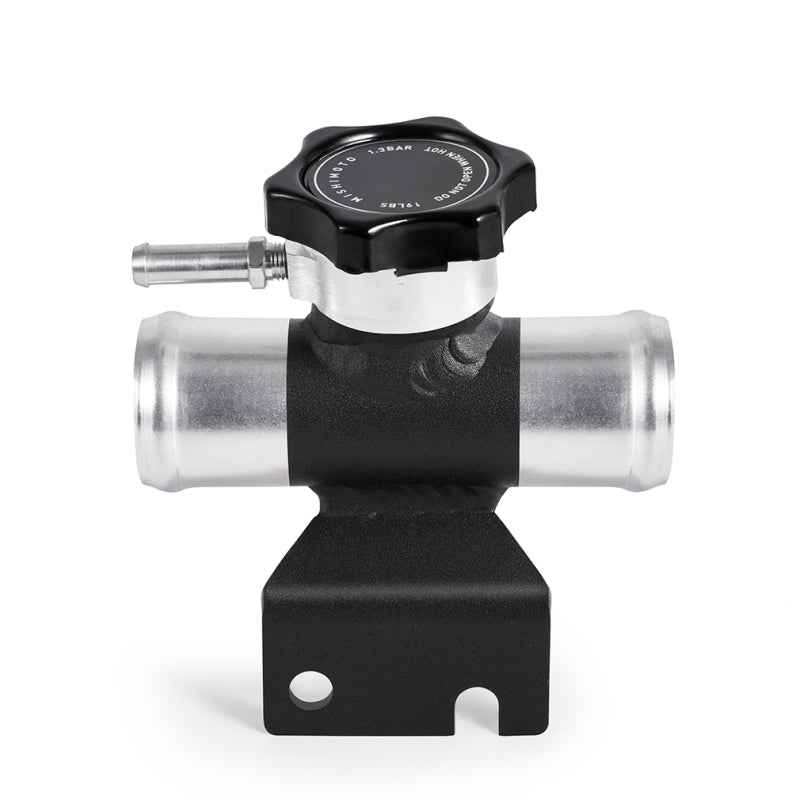Mishimoto 08-15 Mitsubishi Lancer Evo X Coolant Fill Inlet - Black for performance car upgrades by DTX Performance.
