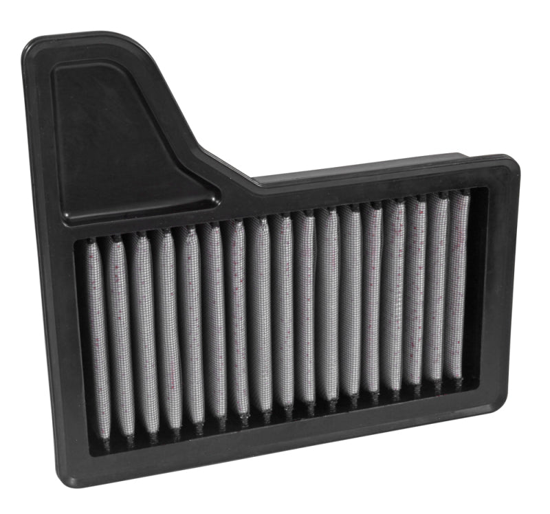 AEM 2015 Ford Mustang 2.3L/3.7L/5.0L Dryflow Air Filter for high performance car parts and tuning upgrades at a veteran owned performance shop.