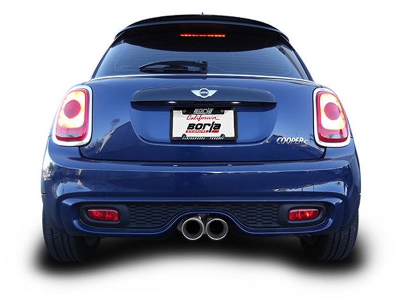 Borla 14-15 Mini Cooper S F56 2.0L Turbo AT/MT FWD 2DR 2.5in Touring Rear Section Exhaust 4in Tips - DTX Performance