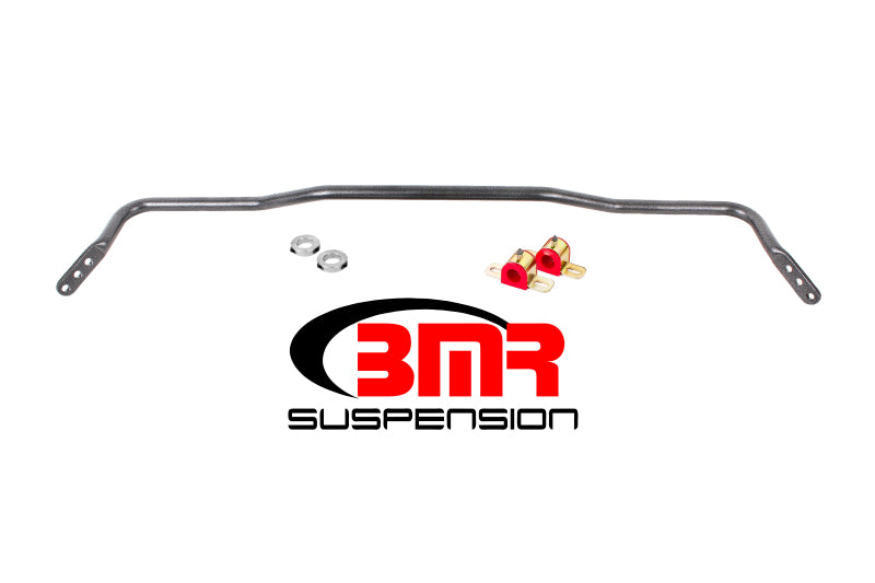 BMR 15-17 S550 Mustang Rear Hollow 25mm 3-Hole Adj. Sway Bar Kit - Black Hammertone - DTX Performance