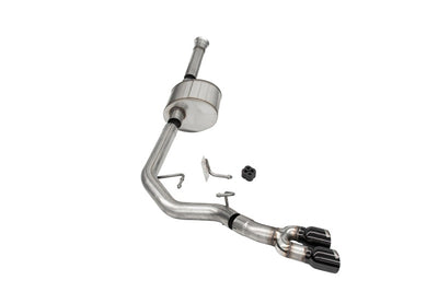 Corsa 2021-2025 Ford F-150 SuperCab/6.5in Bed 5.0L V8 Xtreme Cat-Back Front of Tire Exit-Black PVD exhaust system