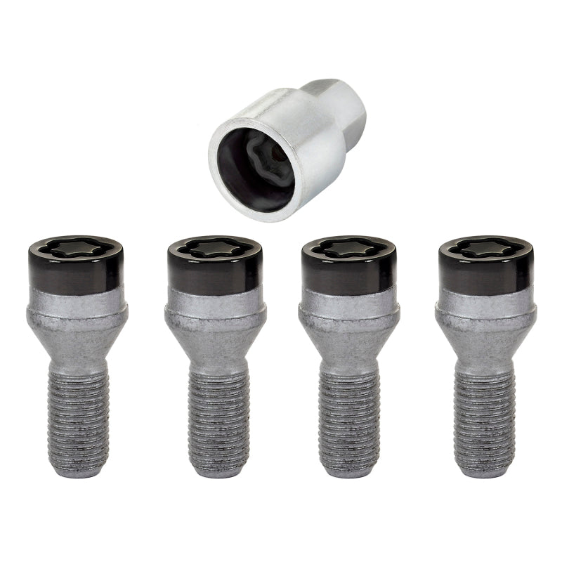 McGard Wheel Lock Bolt Set - 4pk. Black Cone
