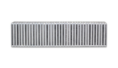 Vibrant Vertical Flow Intercooler 27in. W x 6in. H x 4.5in. Thick for high performance car upgrades at DTX Performance