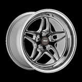 Weld S81 17x10 / 5x4.5 / ET 58 - Black Center w/ Polished Shell