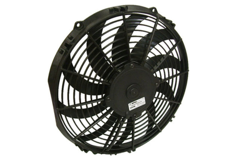 CSF 92-00 Honda Civic All-Aluminum Fan Shroud w/12in SPAL Fan - Black Finish - DTX Performance