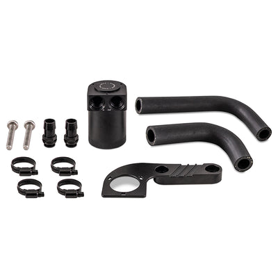 Mishimoto 2015+ BMW F8X M3/M4 Baffled Oil Catch Can - Wrinkle Black, performance car parts, DTX Performance shop, engine upgrades