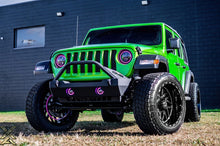 Load image into Gallery viewer, Oracle Jeep Wrangler JL/Gladiator JT 7in. High Powered LED Headlights (Pair) - Dynamic on green Jeep