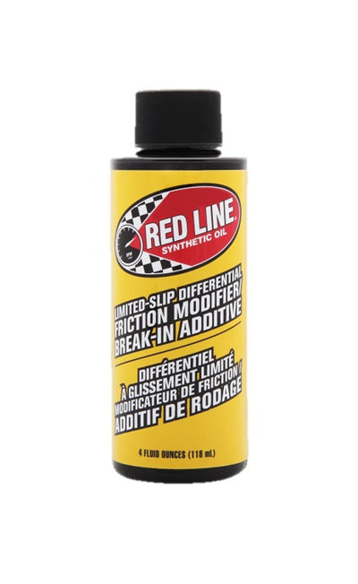 Red Line Friction Modifier & Break-In Additive - 4 oz for high performance cars, available at DTX Performance shop online.