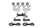 Diode Dynamics Rock Light - Red/White - M8 4-Pack