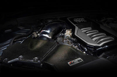 AWE Tuning B8 S5 4.2L S-FLO Carbon Intake for performance upgrades and high performance auto parts.