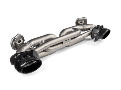 Akrapovic 20-21 Porsche 911 Turbo/Turbo S (992) Slip-On Race Line (Titanium) high performance exhaust by DTX Performance.