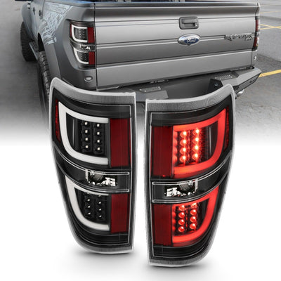 ANZO 2009-2013 Ford F-150 LED Taillights Black performance upgrade car parts by DTX Performance, veteran owned shop