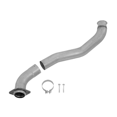 MBRP 08-10 Ford 6.4L Powerstroke Turbo Downpipe AL performance car part for improved engine flow and fuel economy.