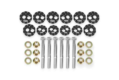 BMR 06-13 Chevrolet Corvette C6 Z06 / 09-13 ZR1 Camber Bolt Kit - Black Anodized, performance car parts from DTX Performance