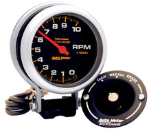 Load image into Gallery viewer, AutoMeter Gauge Tachometer 3-3/4in. 10K RPM Pedestal W/Peak Memory Pro-Comp for performance car tuning and upgrades