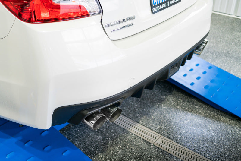 MBRP 15-19 Subaru WRX 2.0L/STI 2.5L 2.5in Dual Split Rear Exit w/ 3.5in Tips - T304 exhaust on performance car