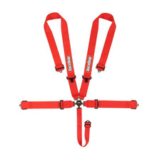 Load image into Gallery viewer, RaceQuip Red SFI CAMLOCK 5pt PD Lap Seat Belt