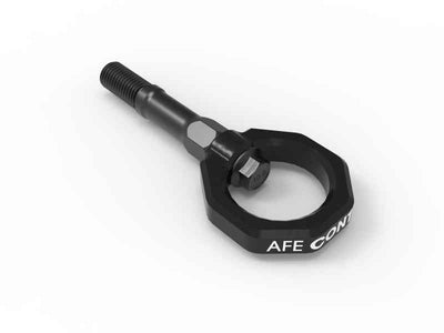 aFe Control Rear Tow Hook (Black) for C8 Corvette, high performance auto parts, DTX Performance, performance upgrades, racing suspension parts.