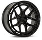 Vossen HFX-1 18x9 - 8x165.1 - ET0 - Deep Face - 125.1 - Gloss Black Wheel